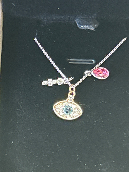 Necklace Eye of Evil (pink)