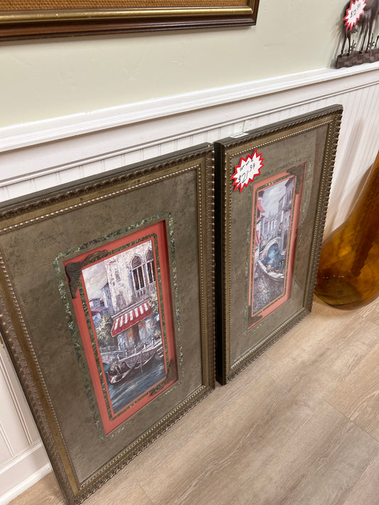 Pictures Venice Scene (2pc) 36x24 ea