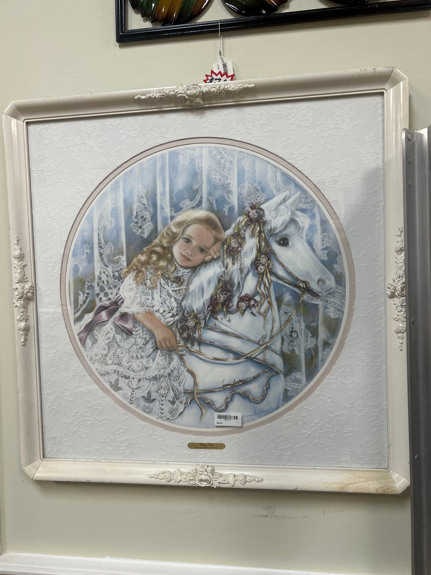 Lady Tess (Corinne Layton) print signed 30x30”