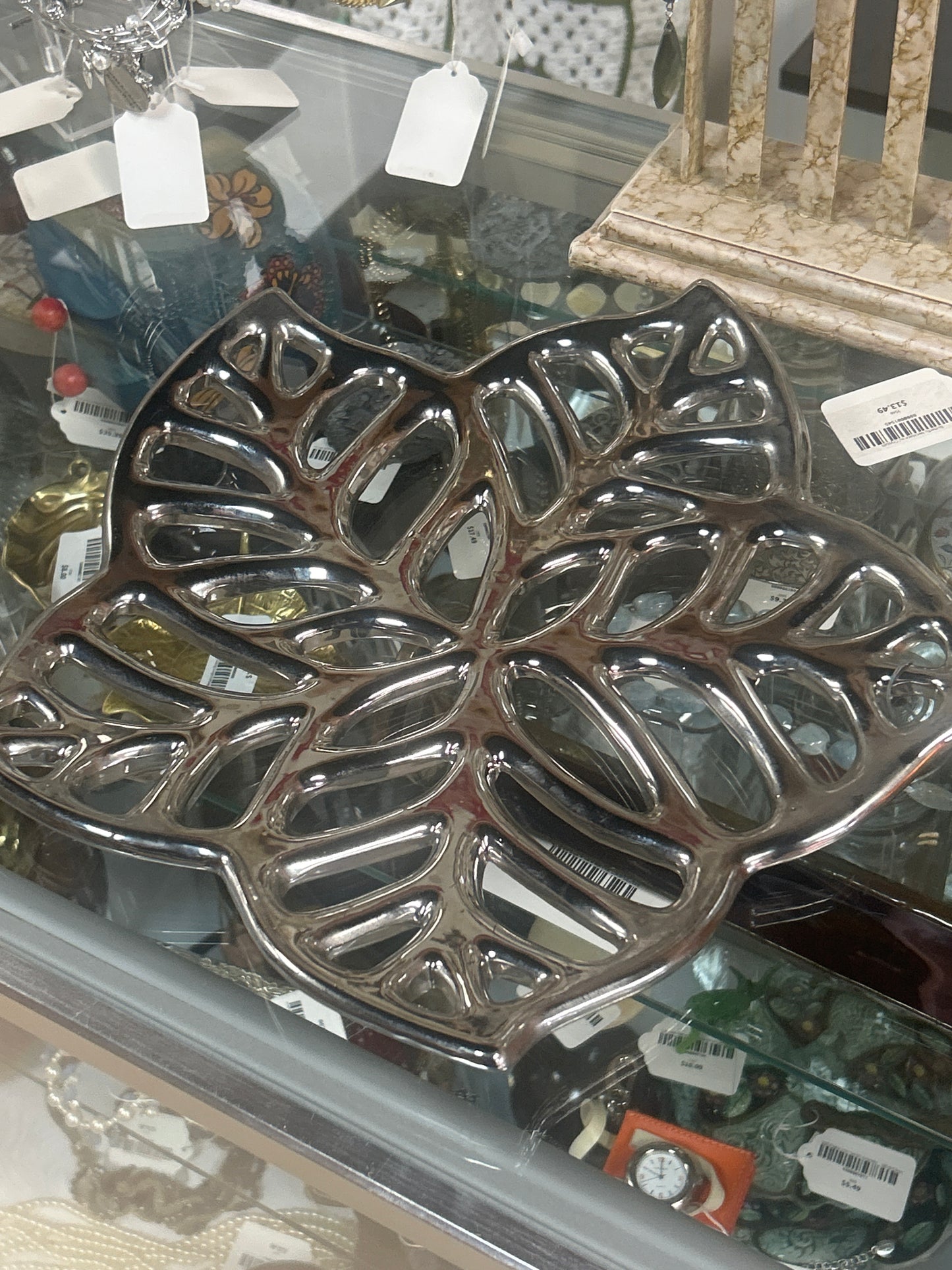 Vintage Metal Platter (Heavy)