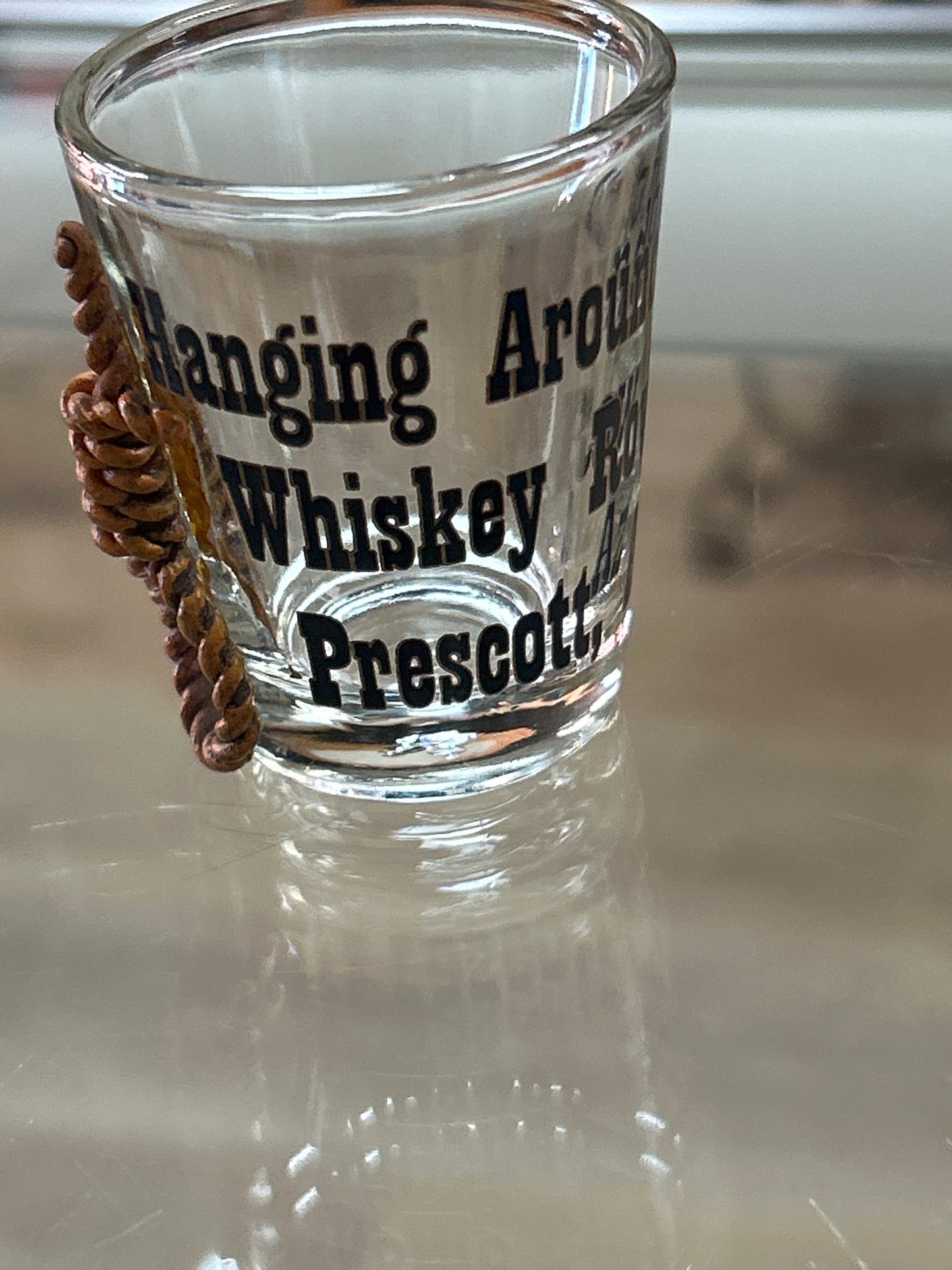 Vintage Whisky Row Prescott Arizona Shot Glass