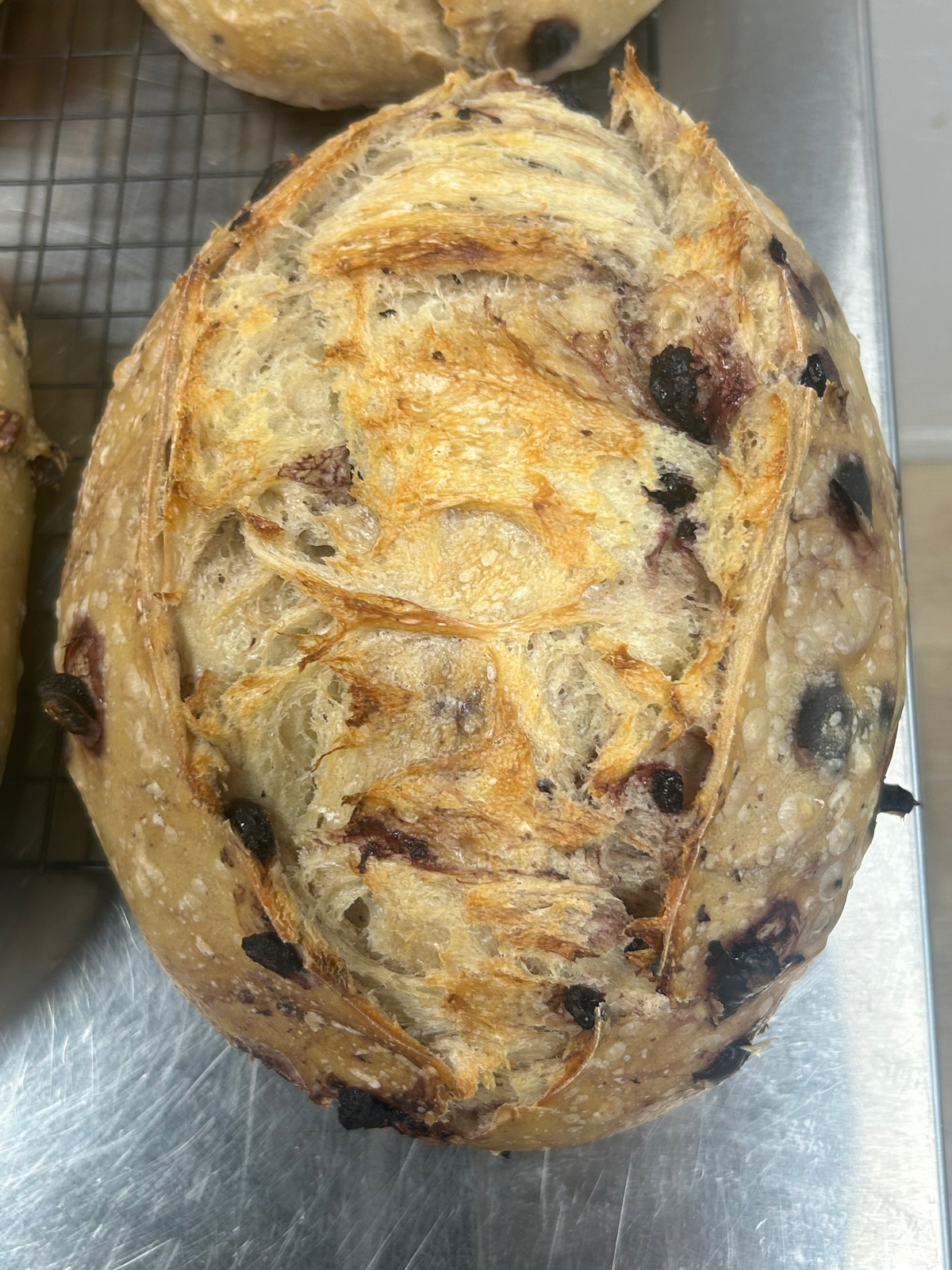 Lemon Blueberry Sourdough Bread